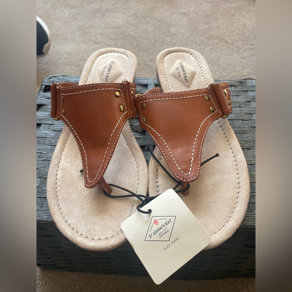 Brown Sandals Size 7